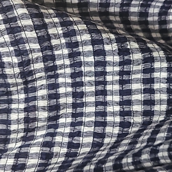 NWT Lane Bryant Square-Neck Flounce Hem Gingham Midi Dress Size 18/20 - Picture 6 of 6